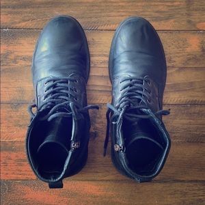 ALDO Men's leather boots - Black (US 9.5)